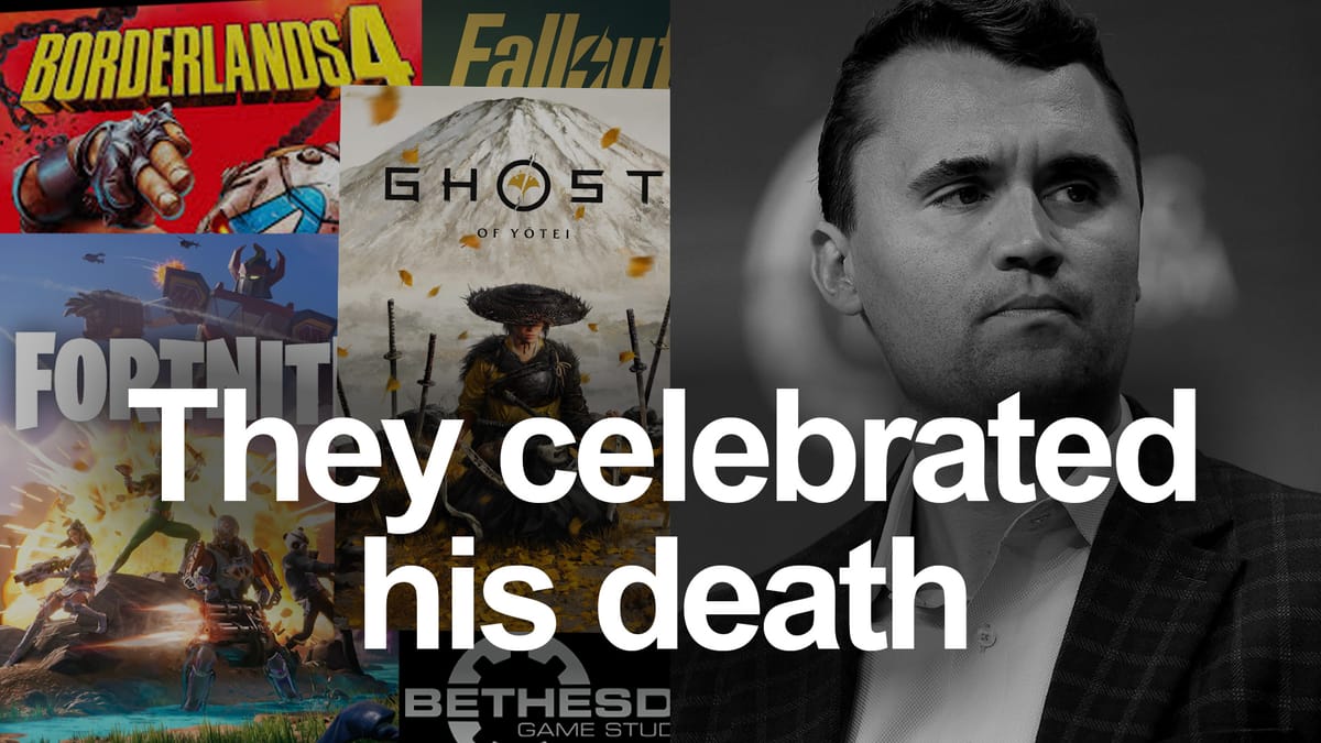 Video: Game Developers That Celebrated Charlie Kirk's Death